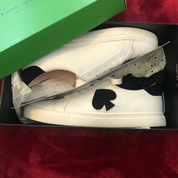 kate spade Shoes - KATE SPADE LEATHER SNEAKERS